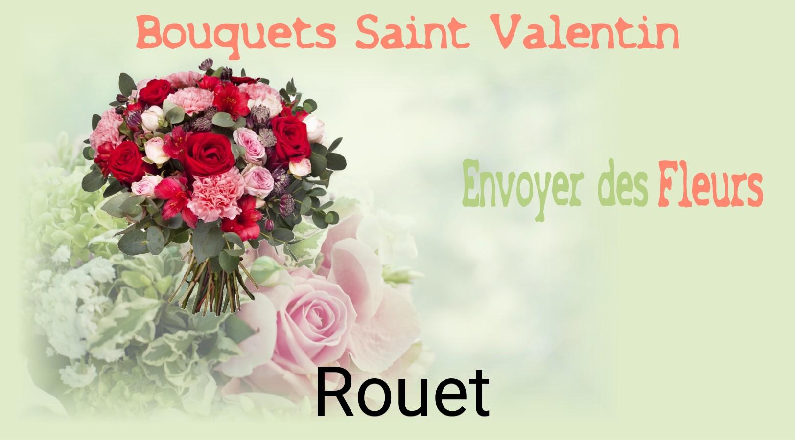 Roses de Saint-Valentin livrées à Rouet